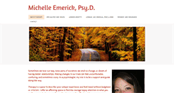 Desktop Screenshot of michelleemerickpsyd.com